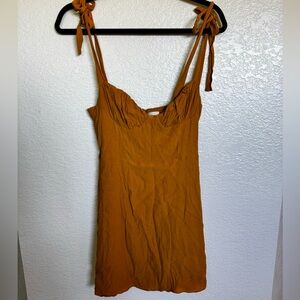 Aritiza Brown summer dress S